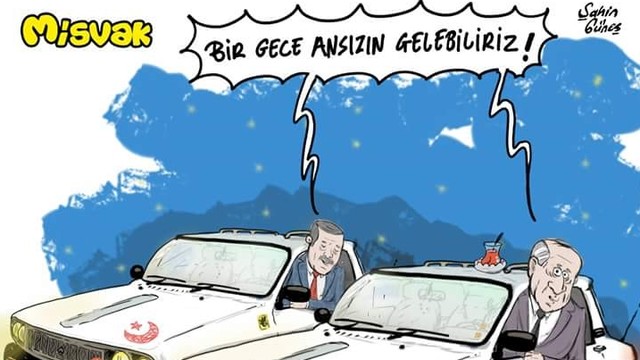 Tepki çeken Erdoğan karikatürü