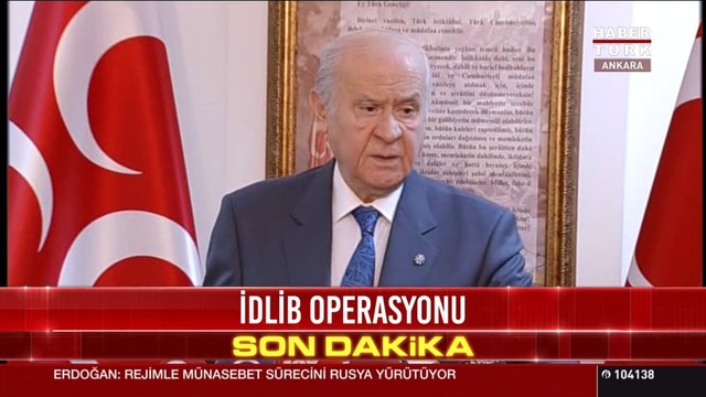 Bahçeli'den kritik İdlib açıklaması