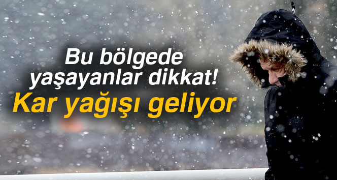 Bu bölgede yaşayanlar dikkat!