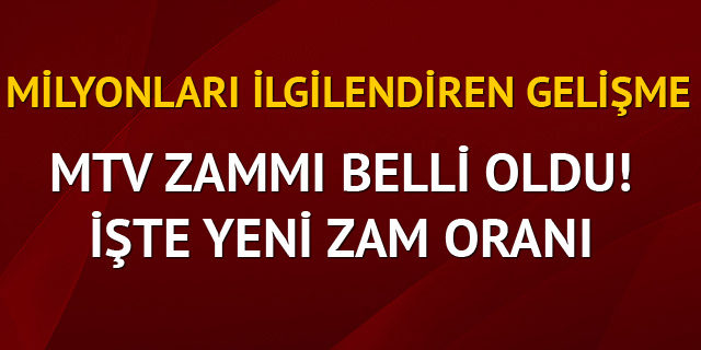 MTV'de zam oranı belli oldu