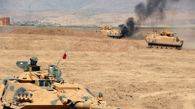 Türk tankları Bereket Dağı'nı kuşattı