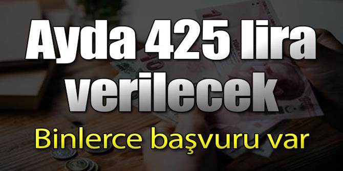 Büyükannelere ayda 425 TL