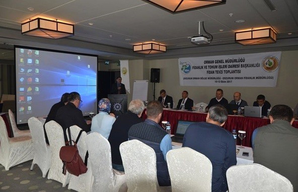 Erzurum'da Fidan Tevzi Toplantısı Yapıldı