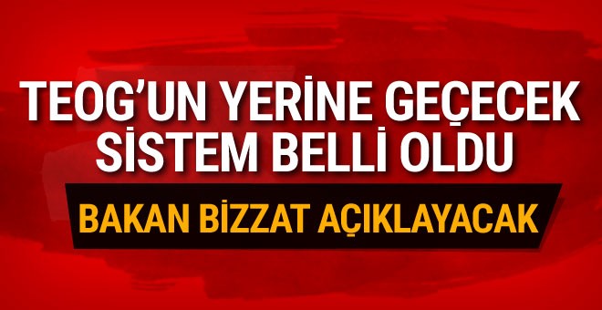 TEOG yerine getirilen sistem açıklanıyor