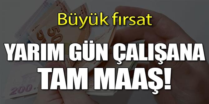 Çalışan annelere büyük fırsat