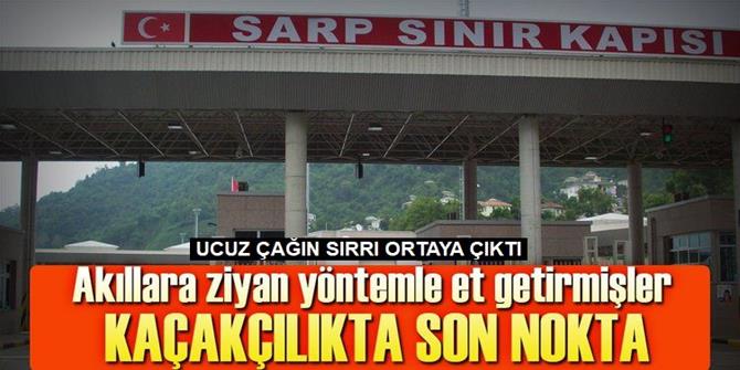 Etleri vücutlarına sarıp getirmişler!