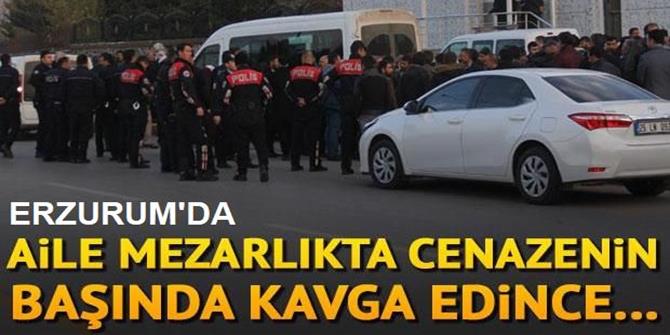 Erzurum'da Cenaze Defin Kavgası