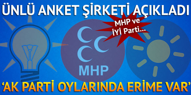 AK Parti oylarında erime var