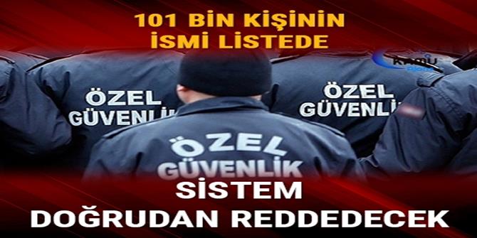 İhraç edilen personele özel güvenlik olma yolu kapalı