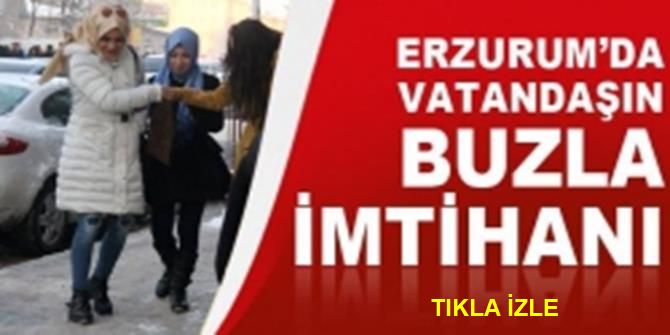 Erzurumluların Buzla İmtihanı