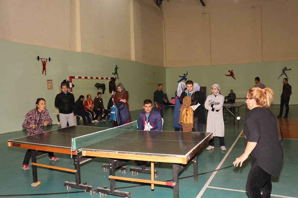 Öğretmenler Masa Tenisinde Yarıştı
