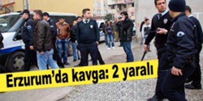 Erzurum'da Kavga: 2 Yaralı