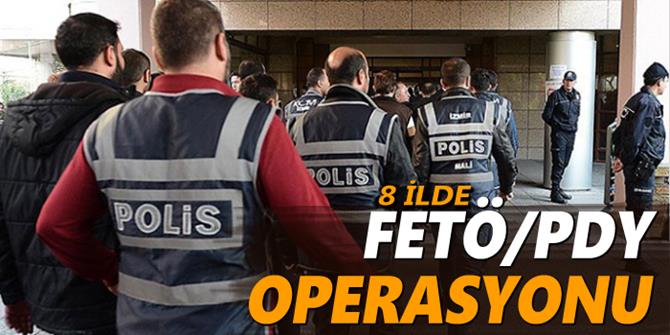 8 İlde FETÖ Operasyonu