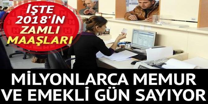 Milyonlarca memur ve emekli gün sayıyor!