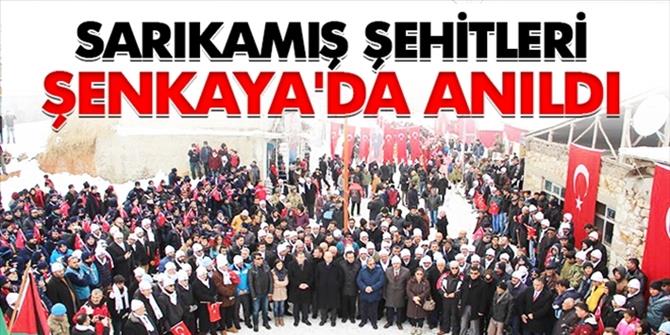 Sarıkamış Şehitleri Şenkaya'da Anıldı