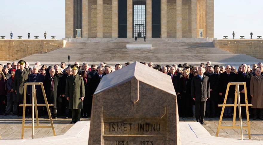 İkinci Cumhurbaşkanı İsmet İnönü anıldı