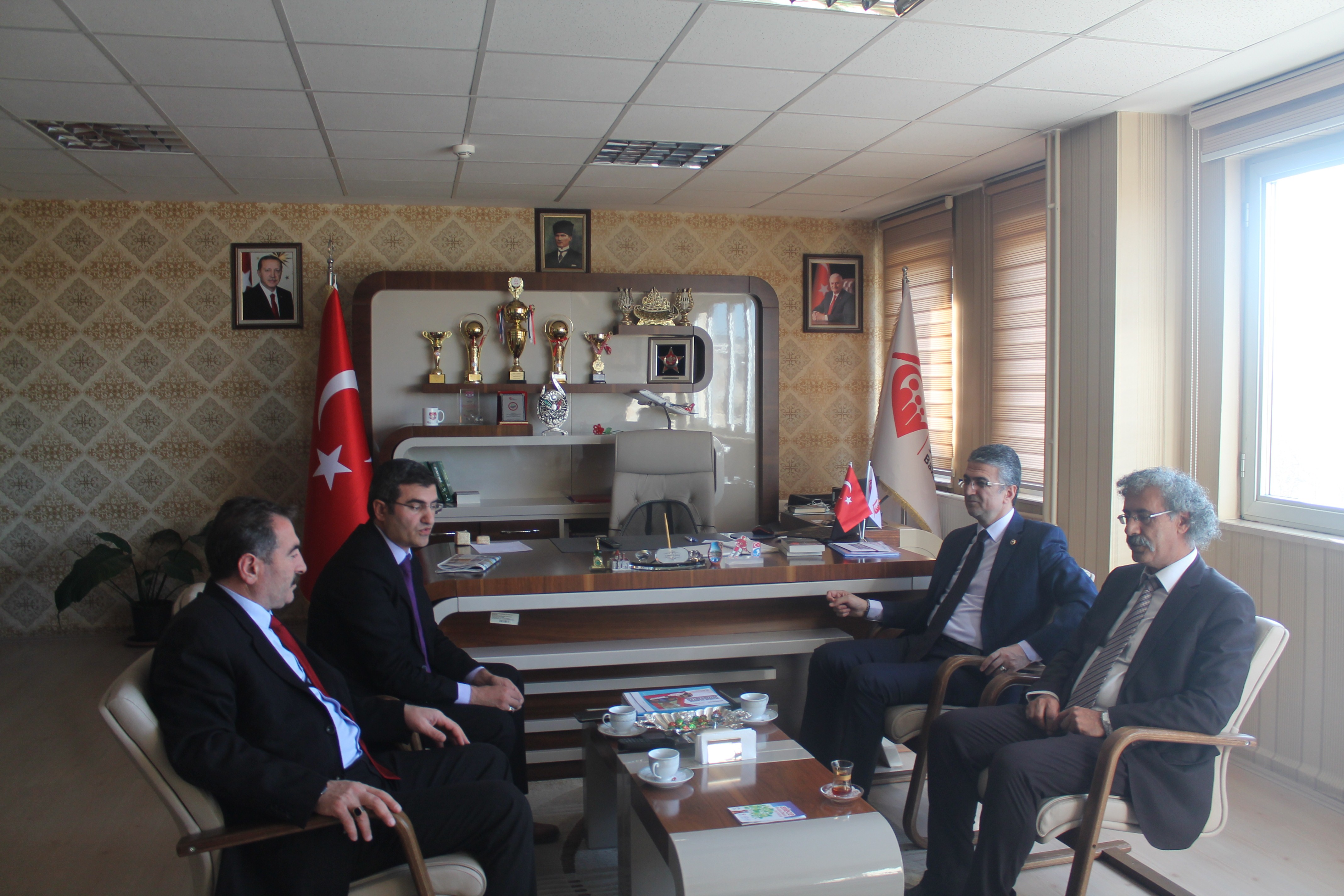 Milletvekili Aydın, ASP İl Müdürlüğünü ziyaret etti