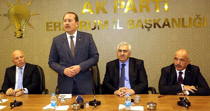 Karacan Erzurum'da, "Cumhurbaşkanımıza Hepimizin Borcu Var" Dedi