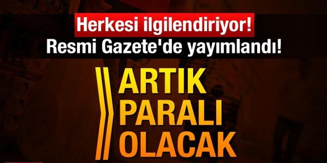 Naylon poşet kararı Resmi Gazete'de ! Ne zaman paralı olacak?