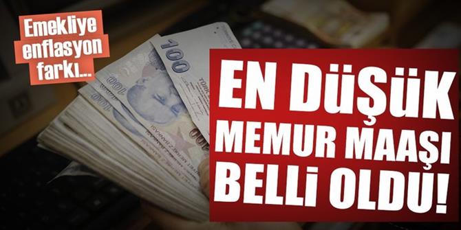 En düşük memur maaşı 2.857 lira