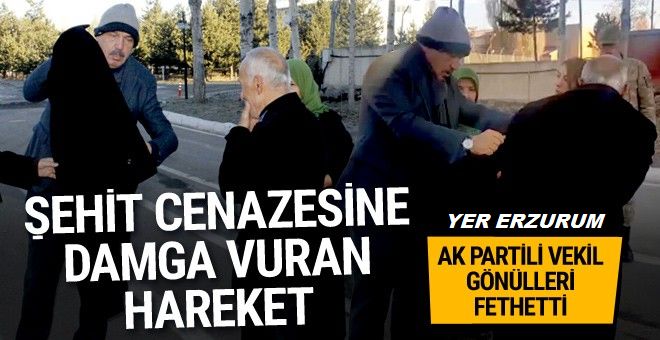 Ilıcalı, paltosunu üşüyen asker babasına verdi