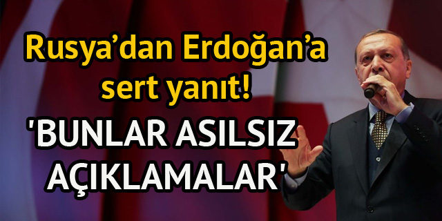 Rusya Dışişleri'nden, Erdoğan'ın 'Esad bir teröristtir' sözlerine yanıt