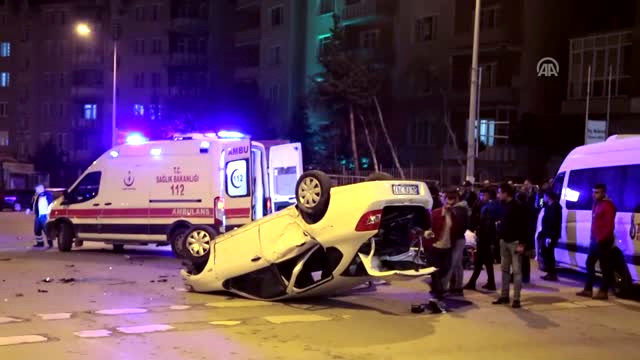 Erzurum'da Trafik Kazası: 2 Yaralı