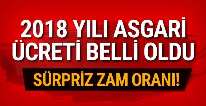 Asgari ücret net ve brüt ne kadar oldu 2018 AGİ tablosu