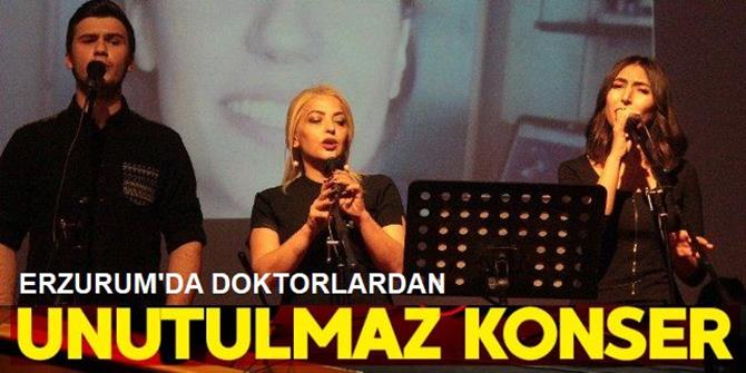 Erzurum'da Doktorlardan 'İnsanlık Konseri'