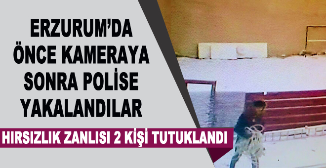 Hırsızlık zanlısı 2 kişi tutuklandı