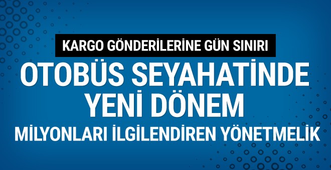 Şehirlerarası otobüs yolculuğunda yeni dönem