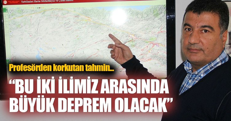 Erzincan ile Tokat arasında büyük deprem beklentisi