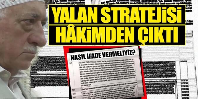 Yalan stratejisi hâkimden çıktı