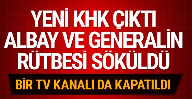 697 sayılı KHK Resmi Gazete'de yayımlandı!