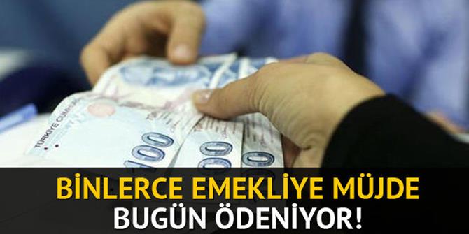 Emeklilerin beklediği zam farkı bugün ödenecek