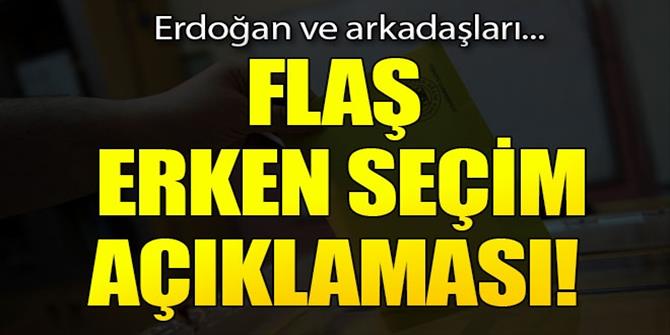 AK Parti'den flaş 'erken seçim' açıklaması