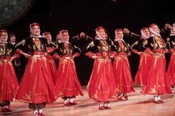 Erzurum'da dans gösterisi!