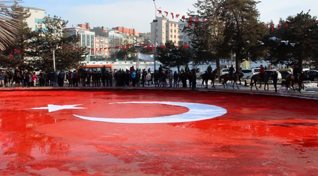 Erzurum'da Mehmetcik'e destek