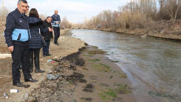 Oltu Çayı'na dökülen zift ve atık yağla ilgili soruşturma başlatıldı