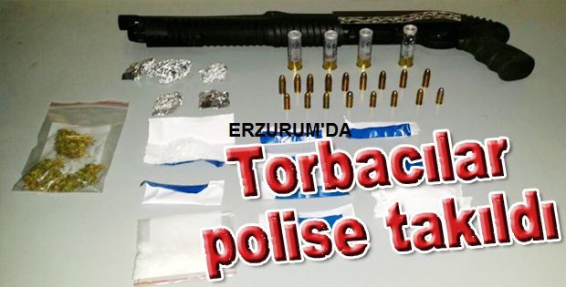 Erzurum'da 'torbacı' operasyonu