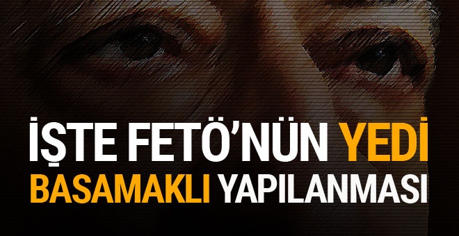 FETÖ'nün 7 basamaklı yapılanma şeması çıktı