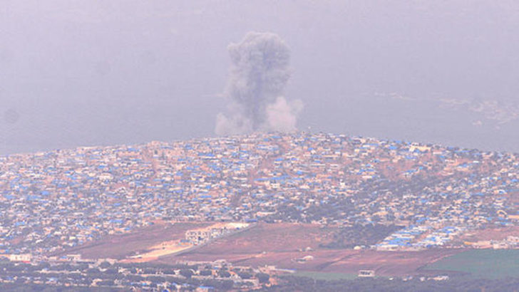 Teröristler ateş altında! Cinderes'ten dumanlar yükseliyor