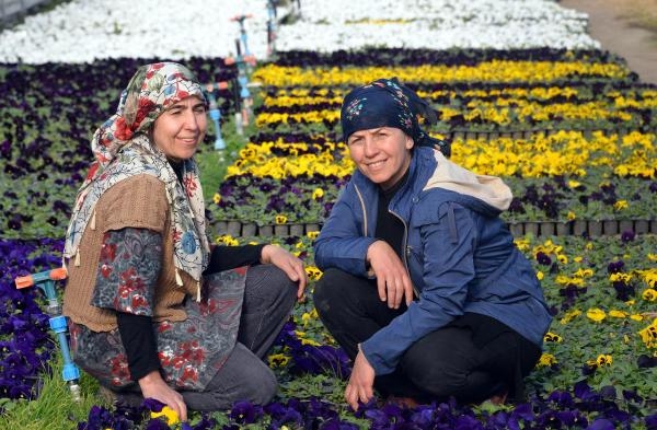 'Sakin Şehir'in Çiçek Üreticisi Kadınları
