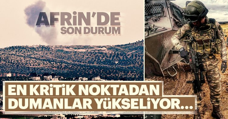 Afrin'de teröristler püskürtülüyor!