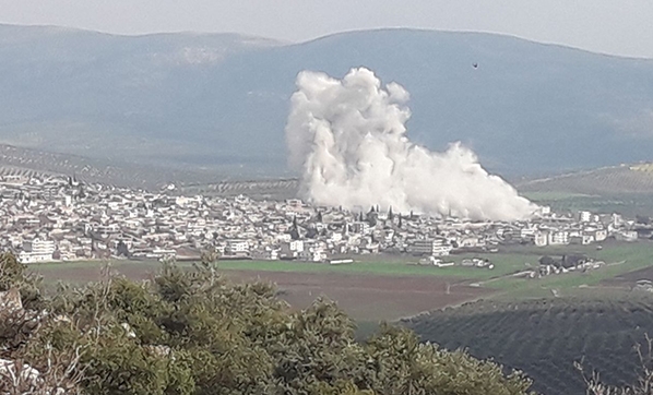 Raco'nun çevresindeki terör mevzileri vuruluyor