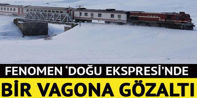 Fenomen 'Doğu Ekspresi'nde bir vagona gözalta...