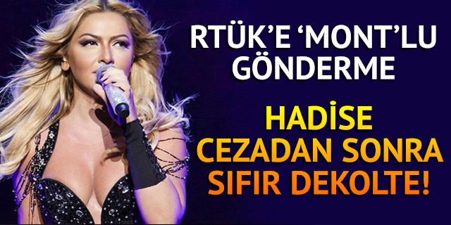 RTÜK'ün cezasından sonra Hadise, yeni klibinde mont giydi!