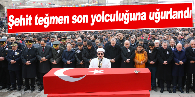 Şehit teğmen son yolculuğuna uğurlandı