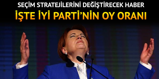 İYİ Parti'nin oy oranını Meral Akşener açıkladı