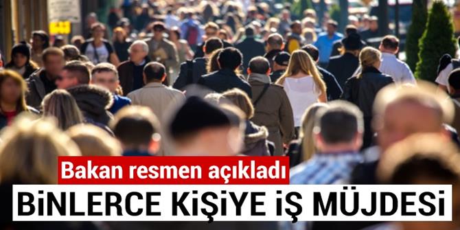 100 bin kişiye istihdam sağlanacak